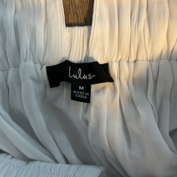 Lulus Soiree Sweet White Swiss Dot Sleeveless Maxi Dress - Picture 4 of 5